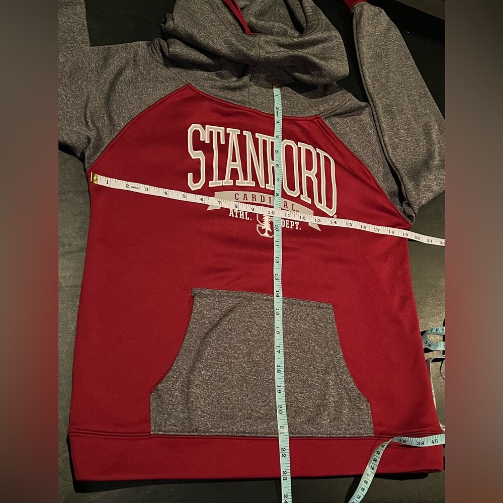 Stanford University Cardinal Pullover Turtleneck Hoodie - Picture 8 of 12